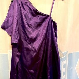 Aidan Mattox purple dress, worn once in perfect condition.